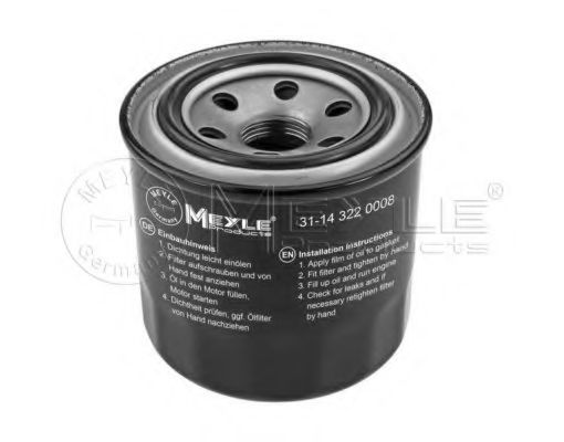 Фильтр масляный - Meyle 31-14 322 0008