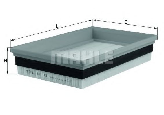 Фильтр воздушный - Knecht LX 1481