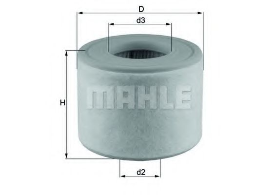 Фильтр воздушный - Knecht LX 2607/2