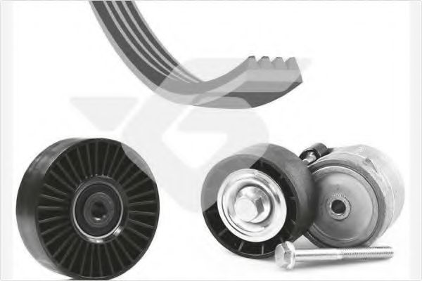 Комплект поликлинового ремня - Hutchinson KHV 105
