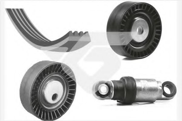 Комплект поликлинового ремня - Hutchinson KHV 119