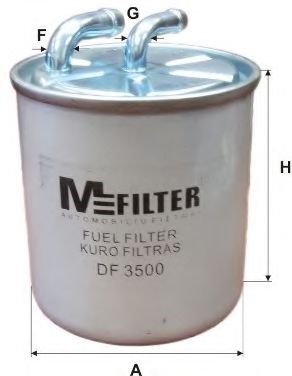 Фильтр топливный - MFILTER DF 3500