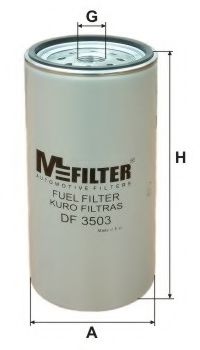 Фильтр топливный сепаратора HCV - MFILTER DF 3503
