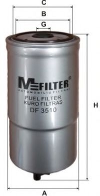 Топливный фильтр HCV - MFILTER DF 3510