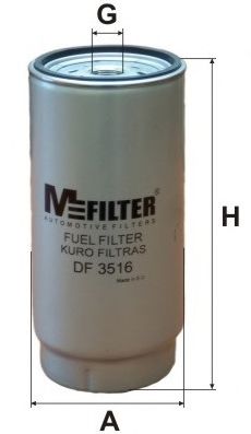 Топливный фильтр HCV - MFILTER DF 3516