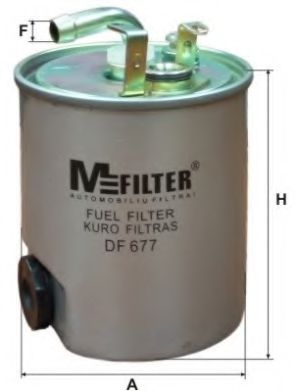 Фильтр топливный - MFILTER DF 677