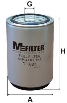Фильтр топливный HCV - MFILTER DF 683