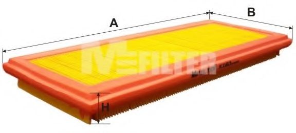 Фильтр воздушный - MFILTER K 160