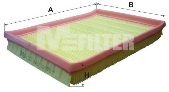 Фильтр воздушный - MFILTER K 457