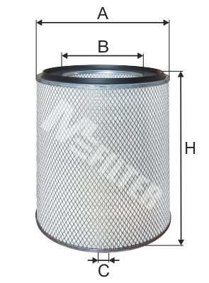 Воздушный фильтр - MFILTER A 523