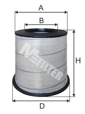 Фильтр воздушный HCV - MFILTER A 529
