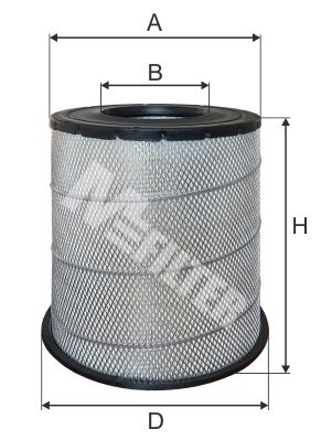 Фильтр воздушный (наруж) HCV - MFILTER A 579