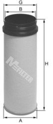 Фильтр воздушный HCV - MFILTER A 819