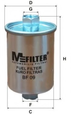 Фильтр топливный - MFILTER BF 09