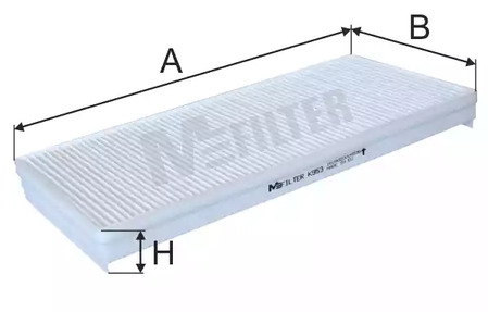 Фильтр воздушный кабины HCV - MFILTER K 953