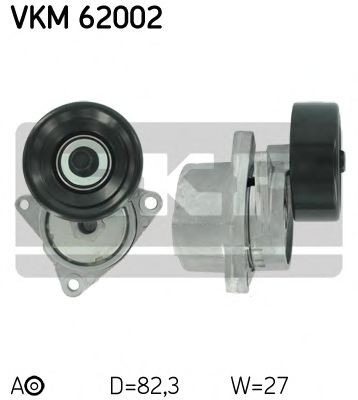 Ролик натяжной приводного ремня - SKF VKM62002