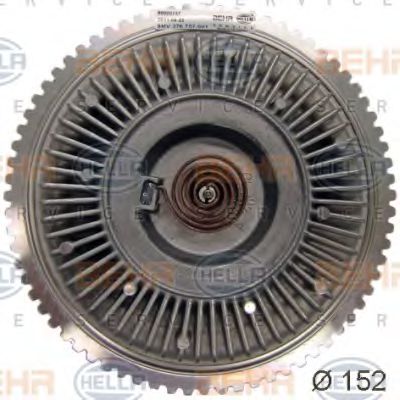 Сцепление, вентилятор радиатора - Hella 8MV 376 757-601