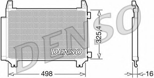 Конденсор кондиционера - Denso DCN50028