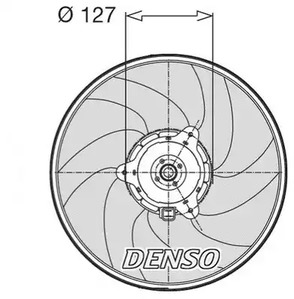 Вентилятор радиатора системы охлаждения - Denso DER21003