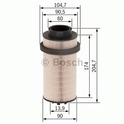 Фильтр топливный HCV - Bosch F 026 402 033