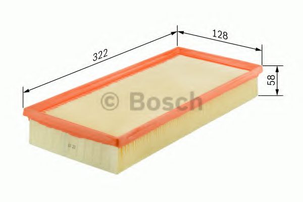 Фильтр воздушный - Bosch F 026 400 157