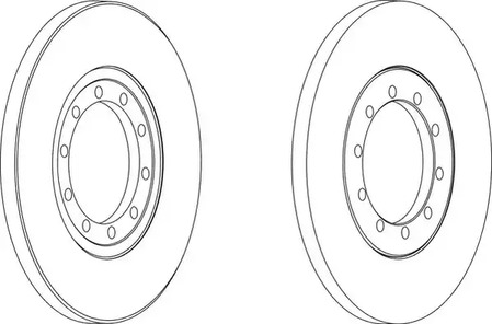 Диск тормозной зад Jurid 562537JC 3099₽