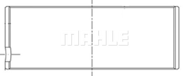 Вкладыш шатунный - Mahle 099 PL 10198 025
