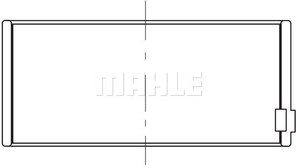 Вкладыш шатунный - Mahle 209 PL 20225 025