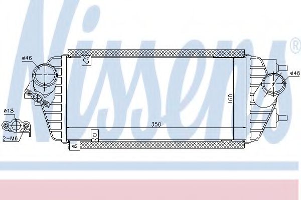 Интеркулер - Nissens 96538