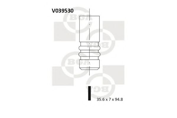 Впускной клапан - BGA V039530
