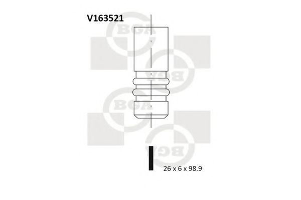Выпускной клапан - BGA V163521