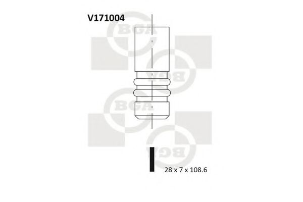 Выпускной клапан - BGA V171004