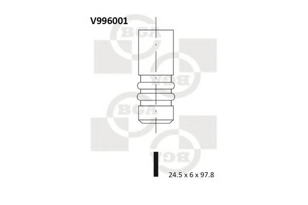 Выпускной клапан - BGA V996001