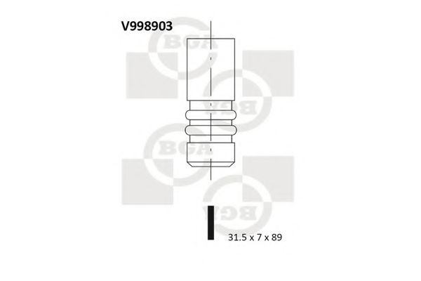 Выпускной клапан - BGA V998903