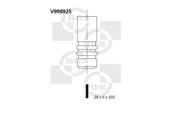 Выпускной клапан - BGA V998925