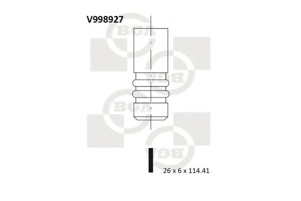 Выпускной клапан - BGA V998927