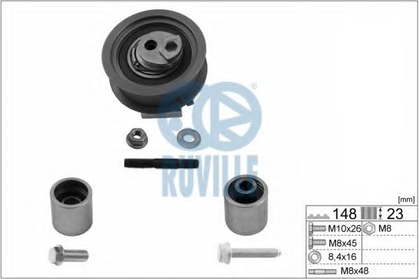 Комплект роликов, зубчатый ремень - Ruville 5577250