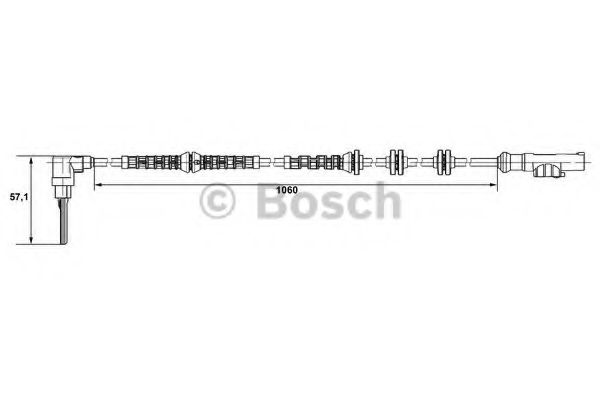 Датчик ABS | перед | LCV - Bosch 0 265 007 685
