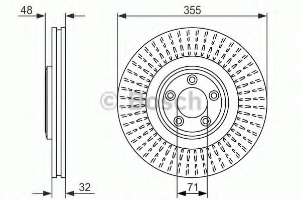 Диск тормозной | перед | - Bosch 0 986 479 754