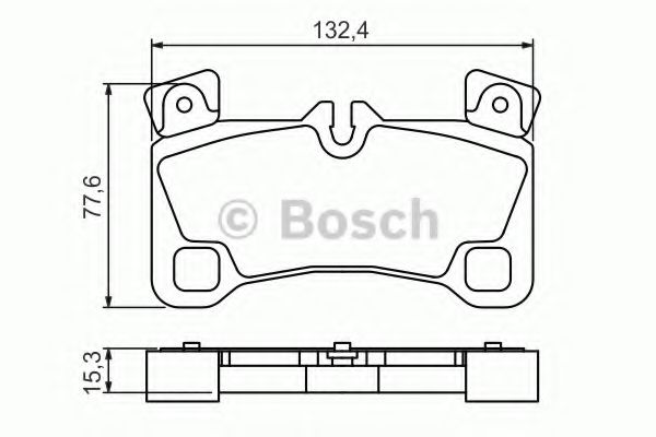 Колодки тормозные дисковые | зад | - Bosch 0 986 494 205