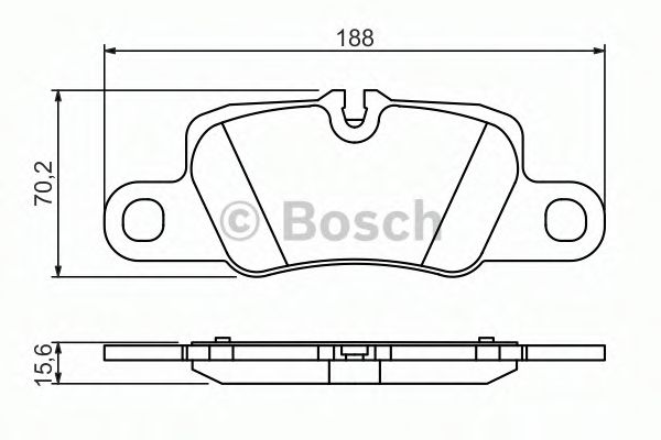 Колодки тормозные дисковые | зад | - Bosch 0 986 494 431