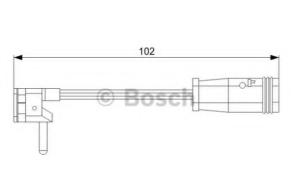 Сигнализатор, износ тормозных колодок Bosch                1 987 473 019