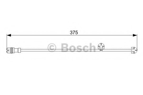 Сигнализатор, износ тормозных колодок  Bosch                1 987 473 024