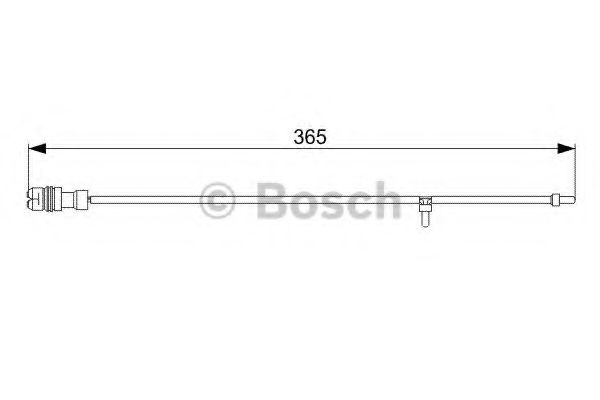 Сигнализатор, износ тормозных колодок Bosch                1 987 473 040