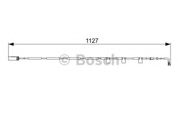 Сигнализатор, износ тормозных колодок  Bosch                1 987 473 059