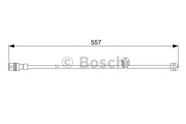 Сигнализатор, износ тормозных колодок Bosch                1 987 473 060