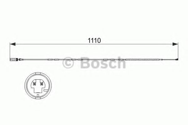 Сигнализатор, износ тормозных колодок  Bosch                1 987 473 515