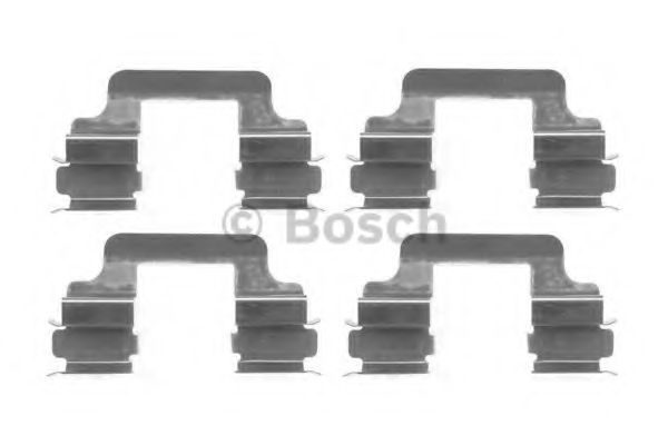 Комплектующие, колодки дискового тормоза - Bosch 1 987 474 402