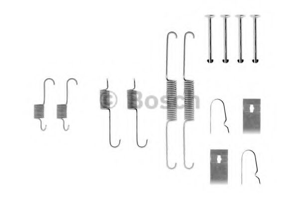 Комплект монтажный барабанных тормозных колодок - Bosch 1 987 475 267