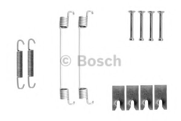 Комплект монтажный барабанных тормозных колодок | зад прав/лев | - Bosch 1 987 475 300